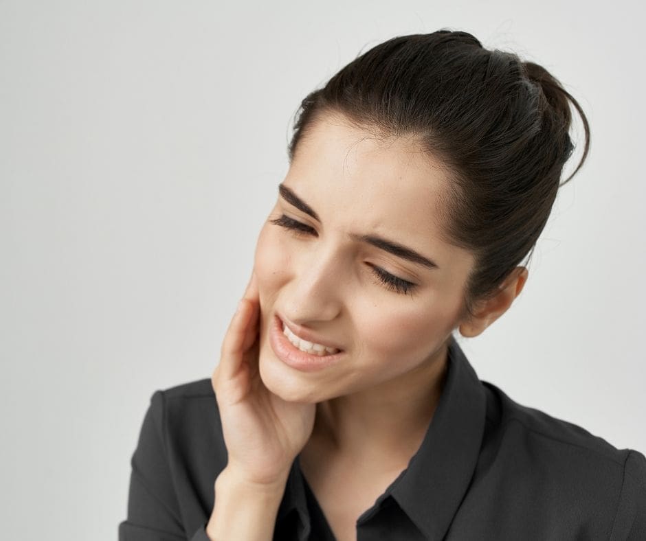 root canal | woman in dental pain