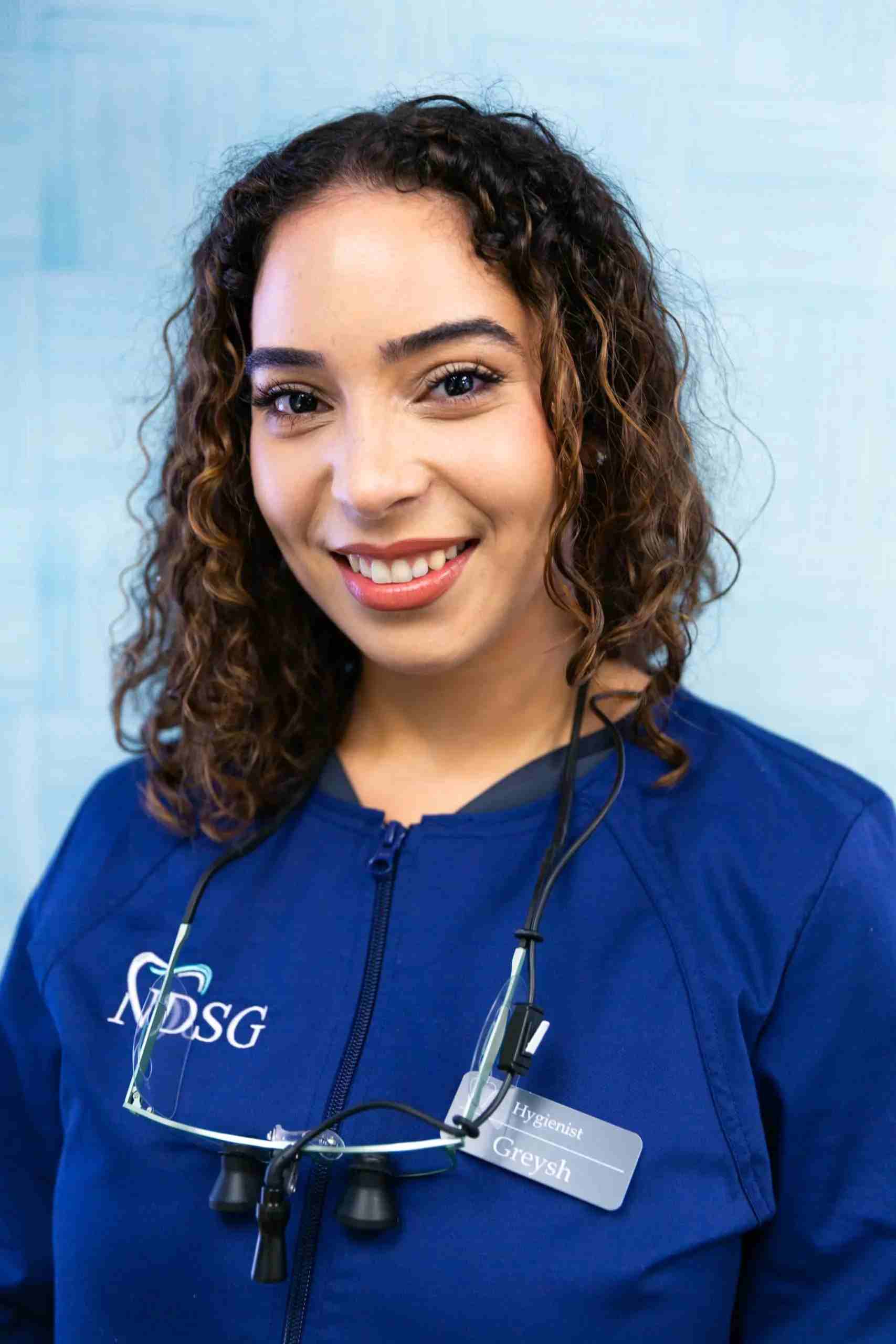 Dental hygienist Greyshmarie