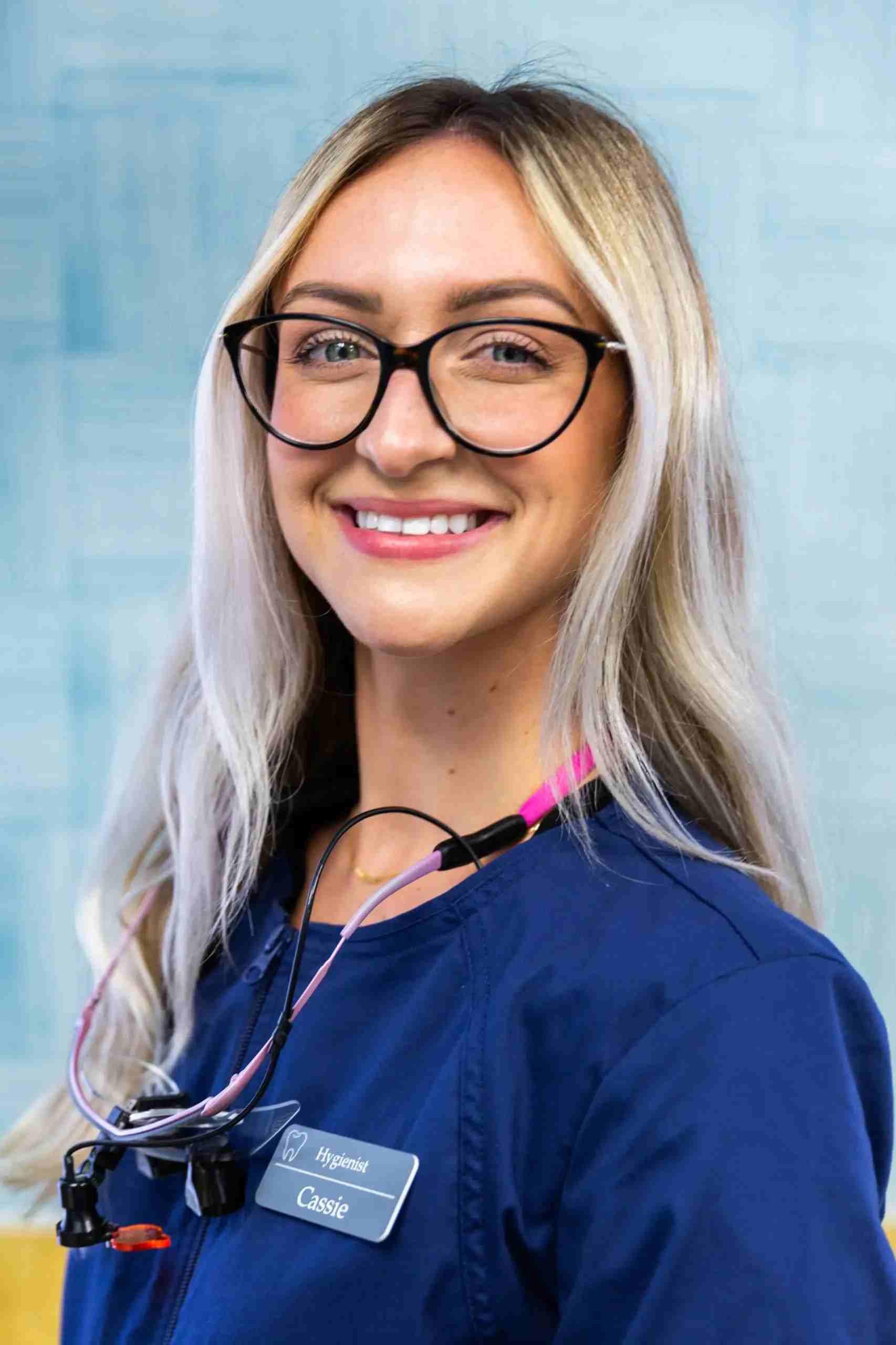 Dental hygienist Cassie