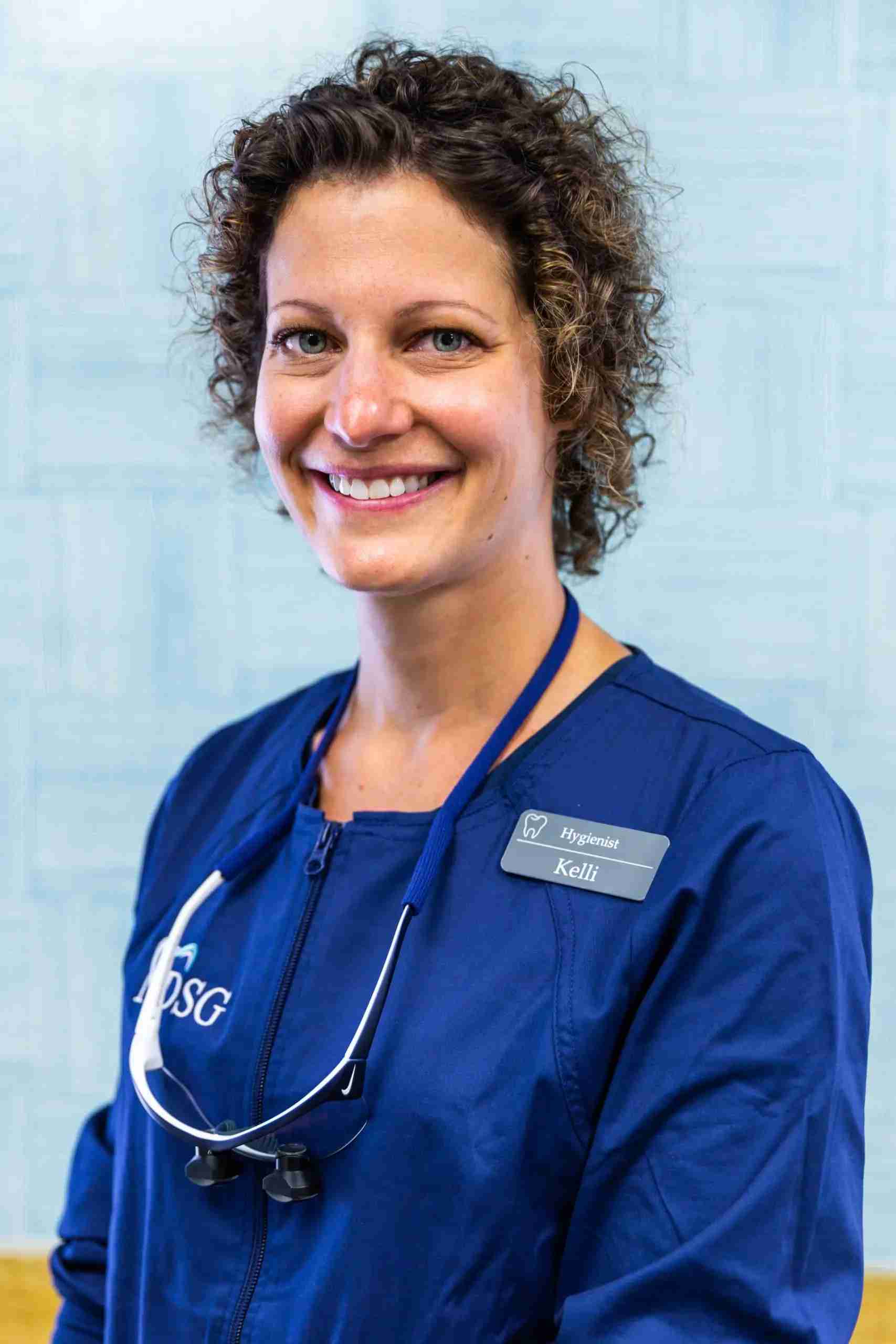 Dental hygienist Kelli