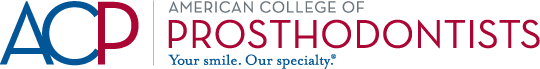 Logo of The American College of Prosthodontists